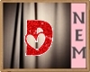 NEM' Letters Heart D