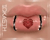 IO-Heart Lip Piercing