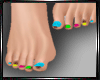 E* Bare Feet Neon Colour
