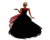 Black Red Gown