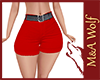 MW- Red Casual Shorts