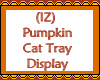 Pumpkin Cat Tray Display