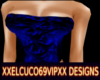 XCCX SEXY BLUE TOP