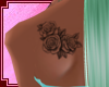 $S$ Rose Shoulder Tattoo