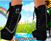 (A) Black Boots