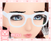 [Mizu] White glasses w/g
