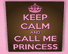 Keep Calm Princess Art