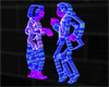 3d dancing neon