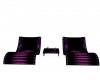 purple/blk beach lounge