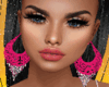 Pink Earrings Anitta