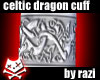 Celtic Dragon Cuff L