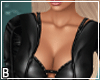 Leather Net Jacket Top
