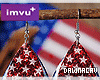 USA Sequin Waterdrop Ear