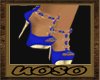 Elegent Golden Blue