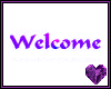 Animated Purple Welcome