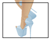 Sexy platform heels-blue