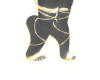 (7K)Gold Glitter Heels