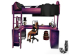 Purple Bed Desk
