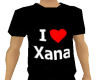 camiseta i love Xana