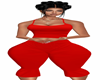 Red Capris Outfit 1