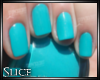 s/ Blue Sparkle Nails