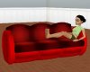 Red Couples Couch