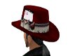 PANAMA CARD HAT RED