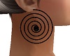 [EPH]Earring Spirale Blk