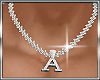 B* Letter Necklace - A