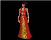 Red&Gold Evening Gown
