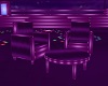 Purple chair set