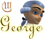 George hair - periwinkle