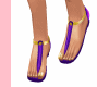 *R Goldie Purple Sandals
