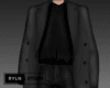 R. Black Trench Coat