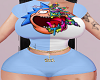 Ricky Morty Blue LLXL