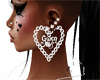 Earrings heart Gwen