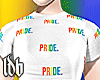 PRIDE WHT Crop Tee