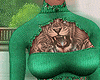 Ripped set Green inked