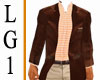 LG1 Brown Blazer & Shirt