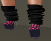 ♥KD  Pink Sock Boots