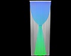 Blue Green Ombre Curtain
