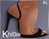 K black  heels
