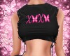 BLK XOXO Top