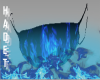 Blue fire mask