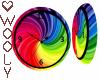 REAL TIME clock rainbow