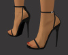 black sandals heels