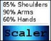 60% Hands Small Shoulder