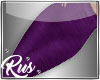 Rus:purple stretch pants