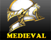 Medieval Helmet 01 White