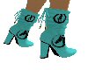 *F70 Teal Cowgirl3 Boots